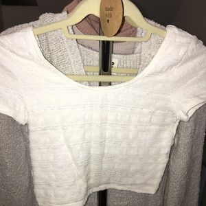 White Crop Top